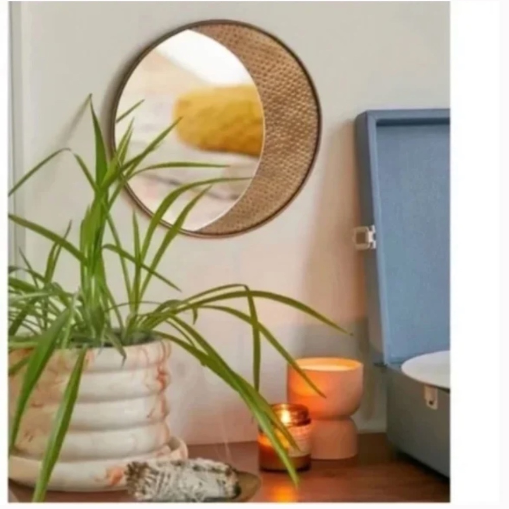 ⭐️ 🌻 Luna Boho Hipster Moon Star Crescent Peasant Hippie Art Hang Wall Mirror